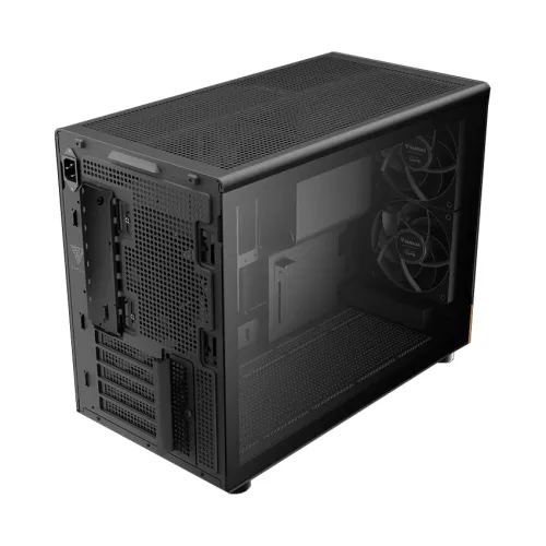 Case GAMDIAS ATHENA M4M WOOD Black | Micro-Tower | M-ATX | GAMDIAS